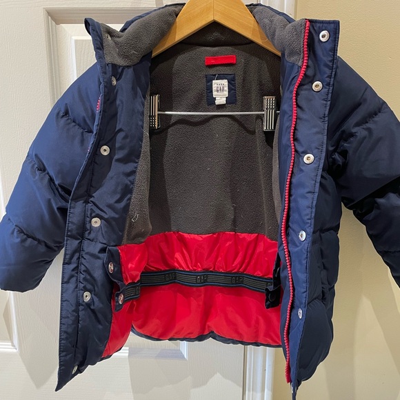 Gap - size 5 blue kids puffer jacket - Picture 7 of 8